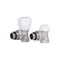 Комплект радіаторних кранів Thermo Alliance Standart 1/2" ВН кутовий TAS232W15