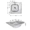 Кухонна мийка Brinex 6060-L 0,6 мм Satin (BRIN6060LSAT06)