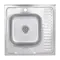 Кухонна мийка Brinex 6060-L 0,6 мм Satin (BRIN6060LSAT06)