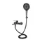 Змішувач для ванни Qtap Slavonice (з душовим гарнітуром) QTSLV259GMB48035 Gunmetal Black PVD
