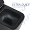 Унітаз підвісний Qtap Crow Ultra Quiet 485×340×290 мм, Matt Black, з сидінням Slim Duroplast/ Soft-close/ Quick Release QT05335171MB
