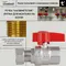 Кран кульовий Thermo Alliance Standart 3/4"ВВ прямий, PN40,з накидною гайкою TAS260W20