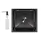 Мийка для кухні інтегрована під стільницю Lidz Handmade H4843B Brushed Black PVD 3,0/1,0 мм LDH4843BRUBLM49440