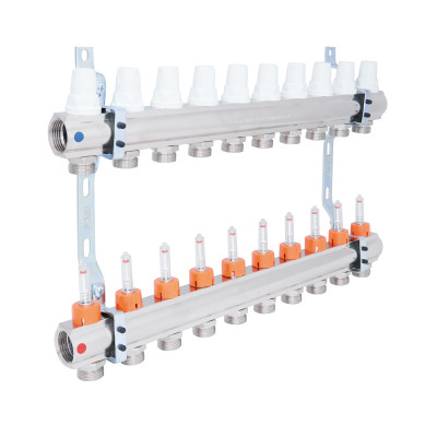 Колектор Icma 1" 10 виходів, з витратомірами №K013