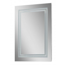 Дзеркало LED 500*700 (ПВХ,кнопка ) для ванної кімнати