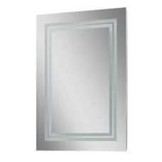 Дзеркало LED 500*700 (ПВХ,кнопка ) для ванної кімнати