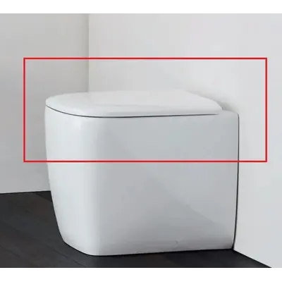 Крышка для унитаза, soft-closing, Semplice, белый матовый