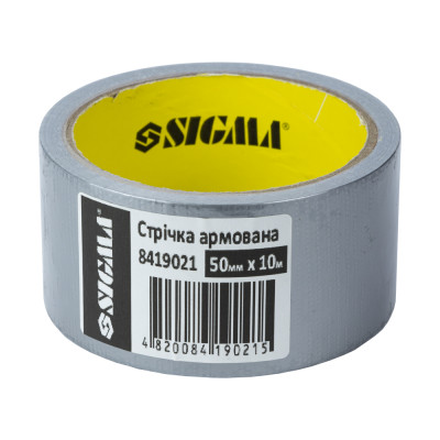 Стрічка армована (сіра) 50мм×10м SIGMA (8419021)