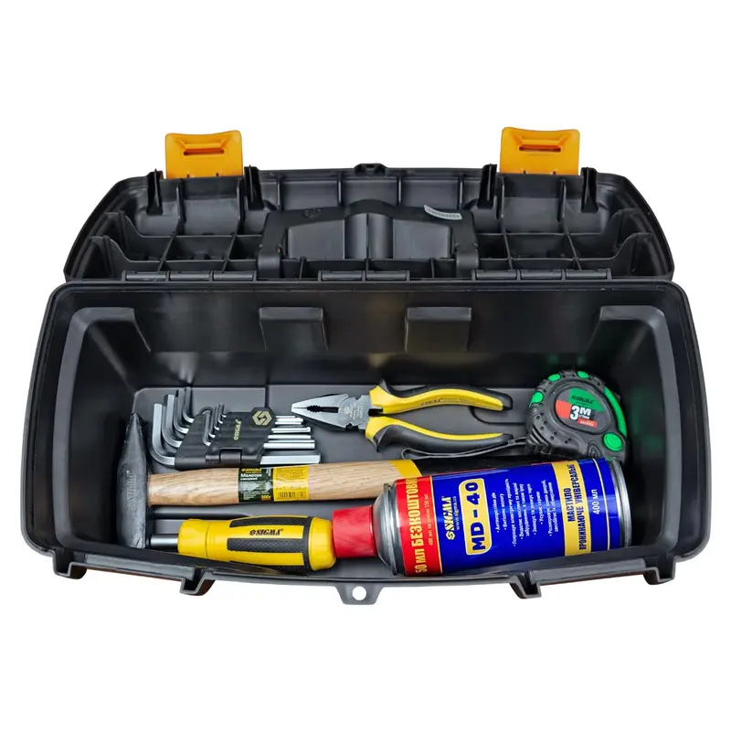 Ящик для інструменту 410×209×195мм SIGMA (7403901) Ящик для інструменту 410×209×195мм SIGMA (7403901)
