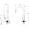 Змішувач MARMORE Ø35 для кухні J-излив на гайці CORSO 9623100 (DB-4B138C)