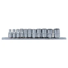 Набір насадок шестигранних 1/4" на планці 11шт CrV SIGMA (6003401)