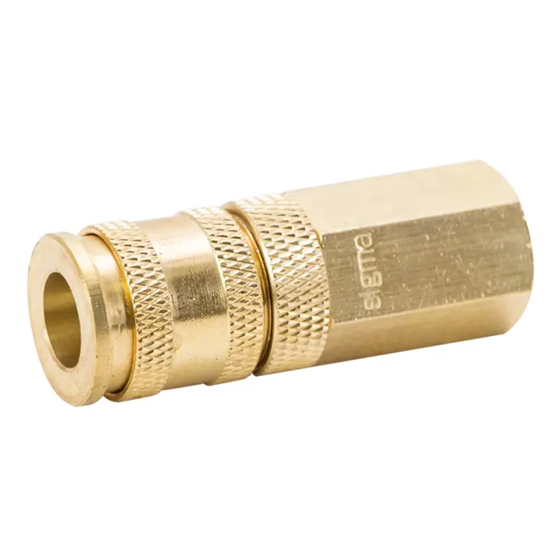 З'єднання швидкознімне посилене з фіксатором FT 3/8" (латунь) SIGMA (7021651) З'єднання швидкознімне посилене з фіксатором FT 3/8" (латунь) SIGMA (7021651)