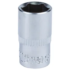 Насадка шестигранна коротка 1/4" 10мм CrV ULTRA (6060102)