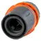 Конектор 1/2" швидкознімний для шланга 1/2" аквастоп (ABS+TPR) FLORA (5015494)