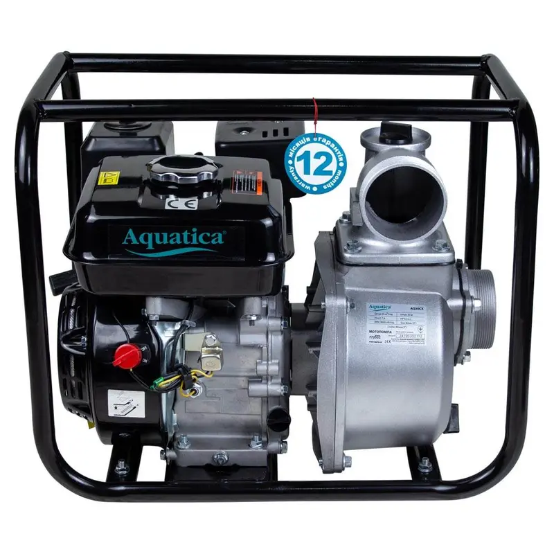 Мотопомпа 7.5 к.с. Hmax 30м Qmax 70м³/год (4-х тактний) AQUATICA AQ30CX (772532) Мотопомпа 7.5 к.с. Hmax 30м Qmax 70м³/год (4-х тактний) AQUATICA AQ30CX (772532)