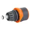 Конектор 1/2" швидкознімний для шланга 1/2" аквастоп з замком (ABS+TPR) FLORA (5015434)