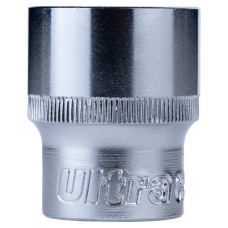 Насадка шестигранна коротка 1/2" 24мм CrV ULTRA (6070242)