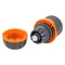 Конектор 1/2" швидкознімний для шланга 1/2" аквастоп з замком (ABS+TPR) FLORA (5015434)