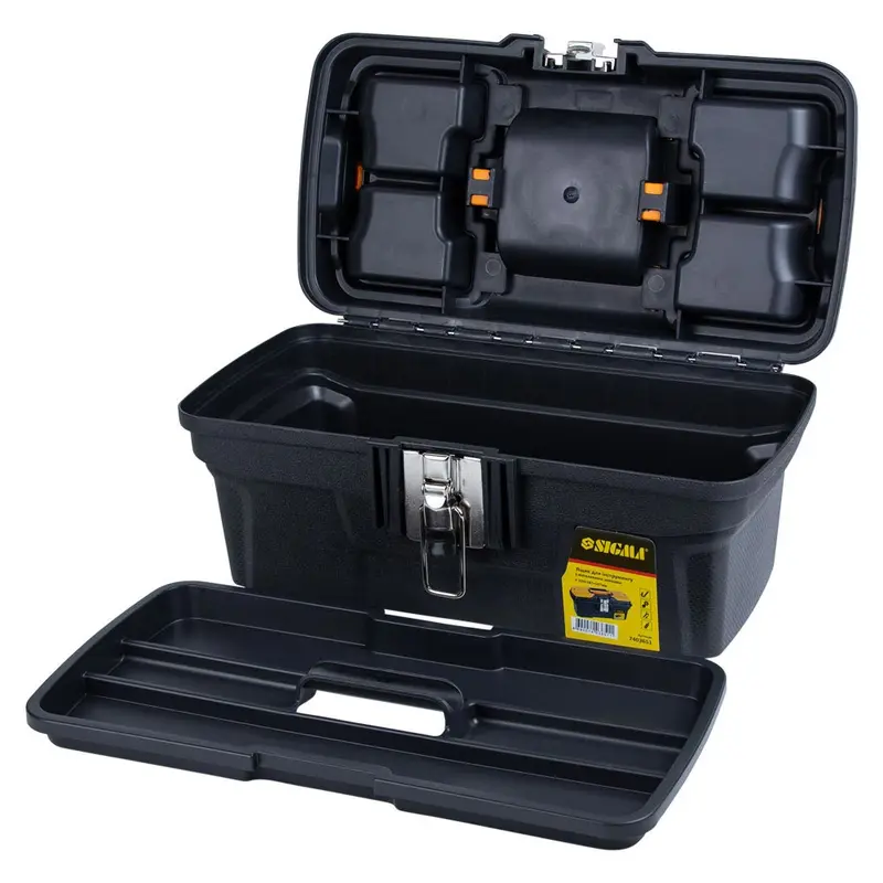 Ящик для інструменту (металеві замки) 334×187×147мм SIGMA (7403651) Ящик для інструменту (металеві замки) 334×187×147мм SIGMA (7403651)