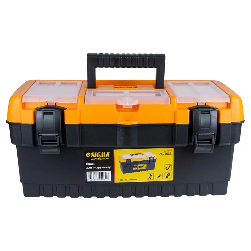 Ящик для інструменту 413×212×186мм SIGMA (7404031) Ящик для інструменту 413×212×186мм SIGMA (7404031)