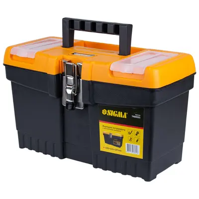 Ящик для інструменту (металеві замки) 320×155×187мм SIGMA (7403531) Ящик для інструменту (металеві замки) 320×155×187мм SIGMA (7403531)
