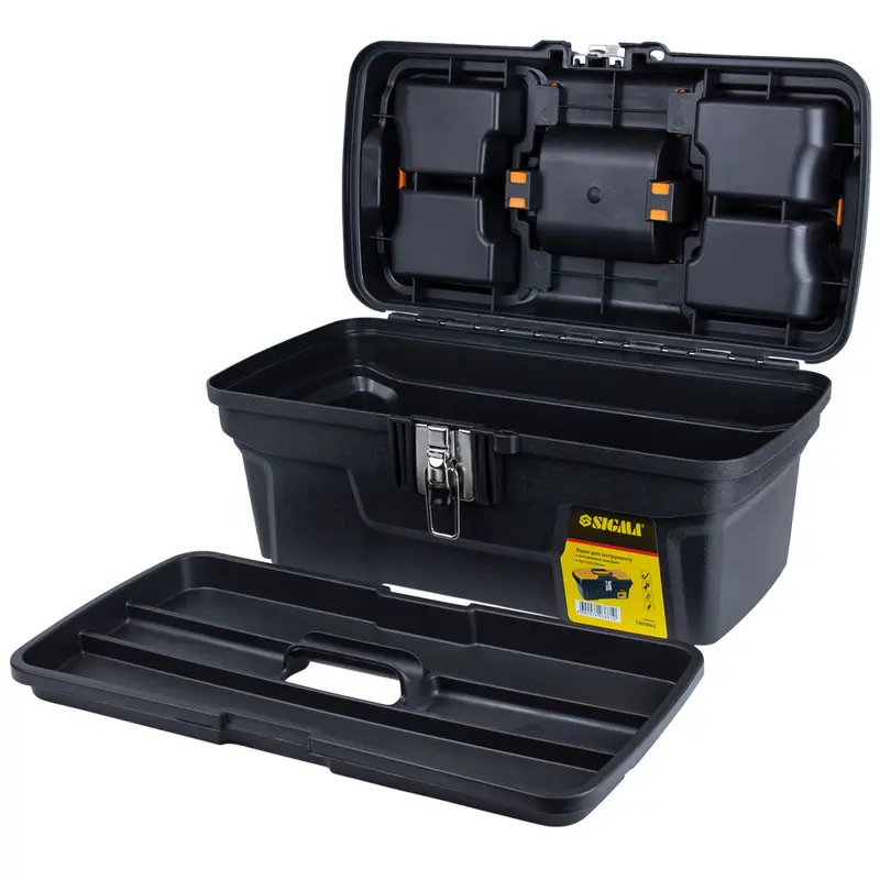 Ящик для інструменту (металеві замки) 434×239×194мм SIGMA (7403661) Ящик для інструменту (металеві замки) 434×239×194мм SIGMA (7403661)