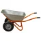 Тачка будівельна двоколісна 100л 320кг колесо 15" FLORA (5056714)