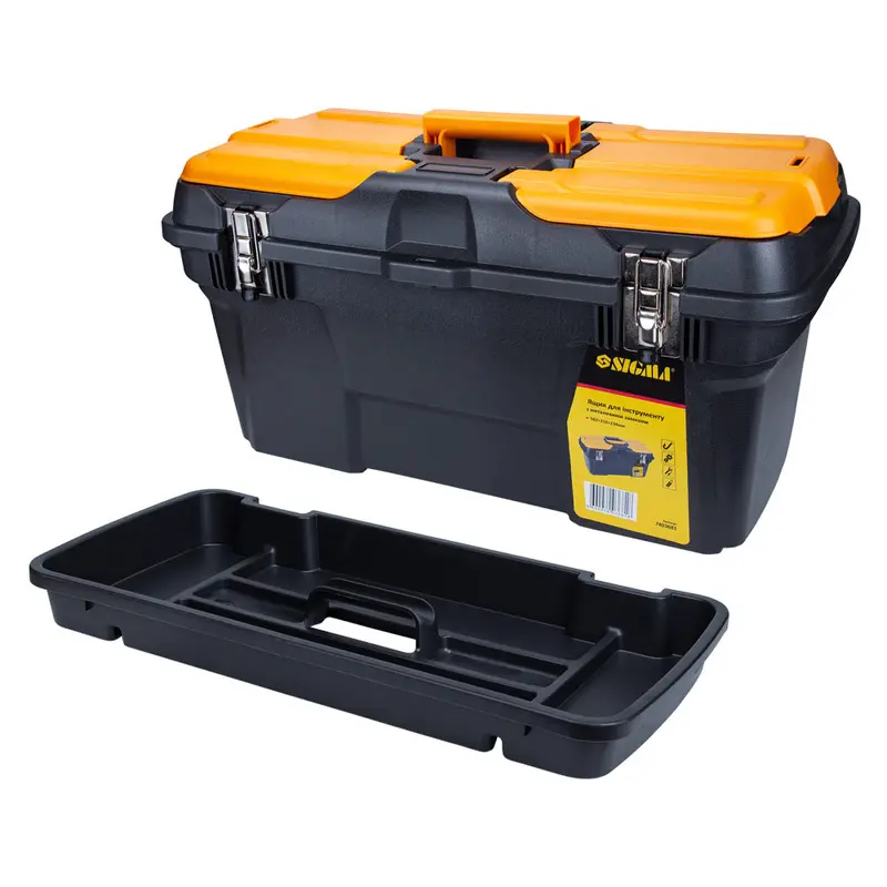 Ящик для інструменту (металеві замки) 582×310×234мм SIGMA (7403681) Ящик для інструменту (металеві замки) 582×310×234мм SIGMA (7403681)