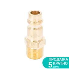 Штуцер з зовнішнім різьбових з'єднань MT 1/4" (латунь) SIGMA (7022511)