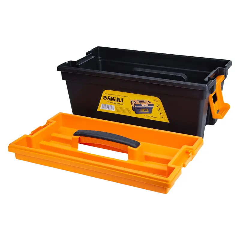 Ящик для інструменту зі знімною кришкою 394×213×216мм SIGMA (7403691) Ящик для інструменту зі знімною кришкою 394×213×216мм SIGMA (7403691)