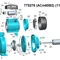 Насос відцентровий 0.6кВт Hmax 12.5м Qmax 400л/хв 2" LEO 3.0 ACm60B2 (775276)