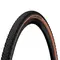 Покрышка бескамерная Continental Terra Speed ProTection 28" | 700 x 40C | 28 x 1.50 черная/коричневая , складная skin