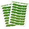 Набор наклеек на обода SPANK Decal kit, Green