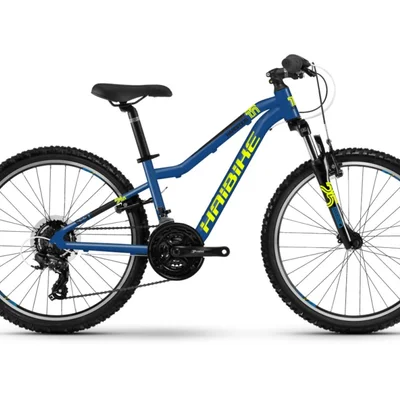 Велосипед Haibike SEET HardFour 1.0 24" , рама XS, синий/желтый/черный, 2020
