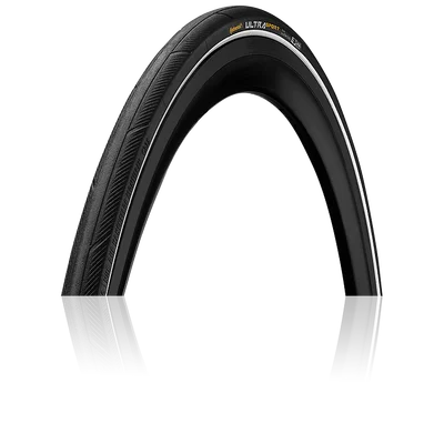 Покрышка Continental Ultra III Sport 28" | 700 x 25C черная/белая складная, ski