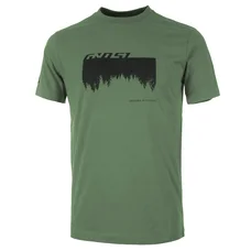 Футболка Ghost MTN Casual Line Woods, XL, зелено-черная