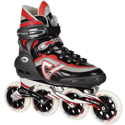Роликовые коньки Botas STRATOS 90/42, черно/серо/красные