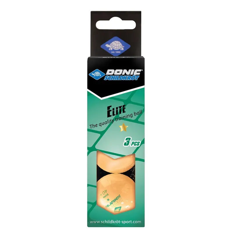 Мяч Donic Elite 1 звезда (комлект 3 шт.) 40+/ оранжевый Мяч Donic Elite 1 звезда (комлект 3 шт.) 40+/ оранжевый