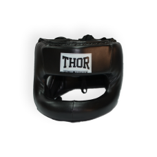 Шлем для бокса THOR NOSE PROTECTION 707 L /Кожа / черный