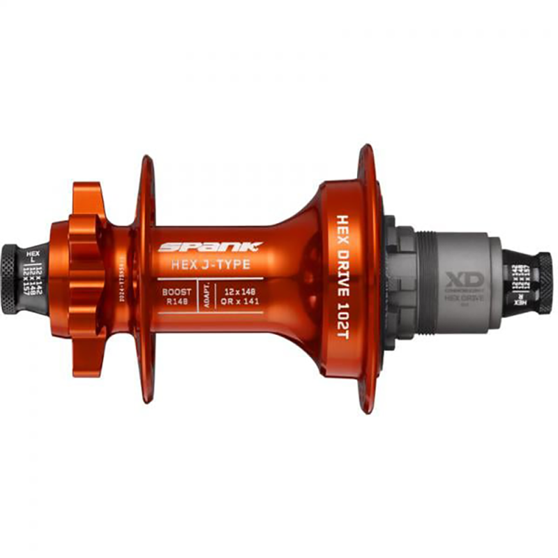 Втулка задняя SPANK HEX J-Type Boost R148 XD 32H, Orange