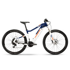 Велосипед Haibike SDURO HardNine 5.0 i500Wh NX 19 HB YCS, рама M, бело-сине-оранжевый, 2019