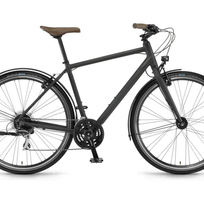 Велосипед Winora Flitzer men 28" 24-G Acera, рама 56 см , черный матовый, 2021