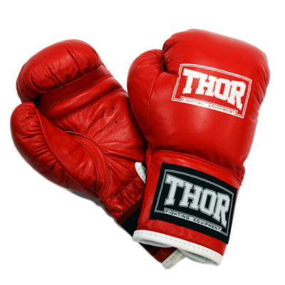 Перчатки боксерские THOR JUNIOR 10oz /PU /красные