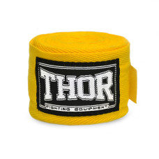 Бинт боксёрский THOR 400 см/ желтый