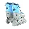 Роликовые коньки Action KIRE/Blue/33-36