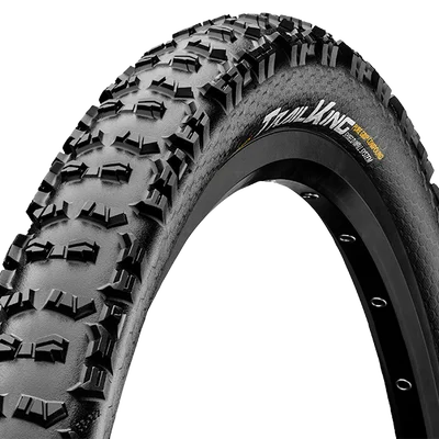Покрышка бескамерная Continental Trail King ShieldWall, 26 x 2.40, черная, складная