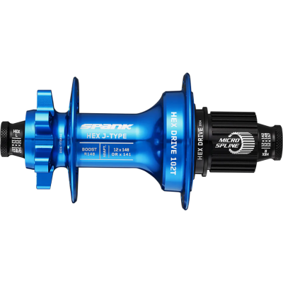 Втулка задняя SPANK HEX J-TYPE Boost R148 HG 32H, Blue