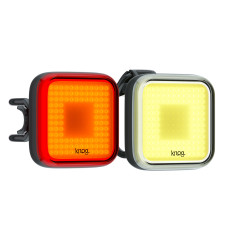 Комплект мигалок передняя+задняя Knog Blinder Square Twinpack 200/100 Lumens