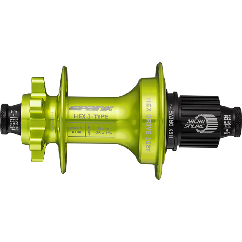 Втулка задняя SPANK HEX J-TYPE Boost R148 HG 32H, Green