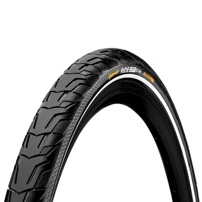 Покрышка Continental Ride City 28 x 1.60 | 700 x 42C черно-белая светоотражающая нескладная